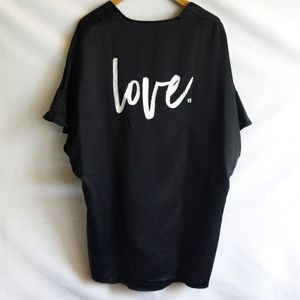 Victoria's Secret Love black kimono